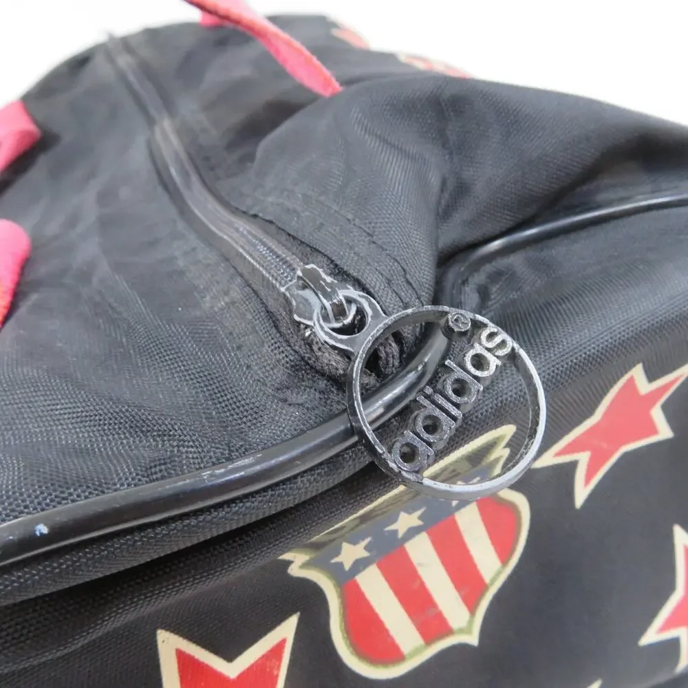 Adidas Cyclone Flushin Cycling 948 Roll Bag Black Red White 16x9x9 Vintage Rare!